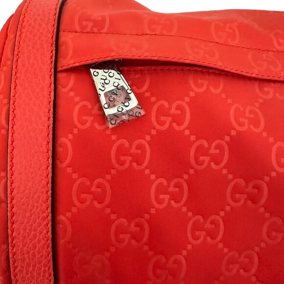 Gucci Red Nylon Backpack - Picture 7 of 8